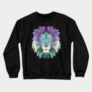 Fractal Lion Crewneck Sweatshirt